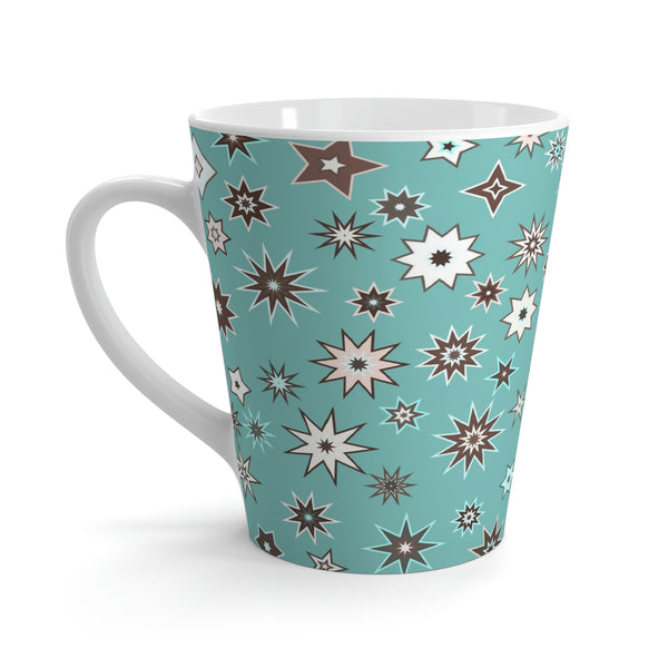 Arctic Blue Star Latte Mug 12oz