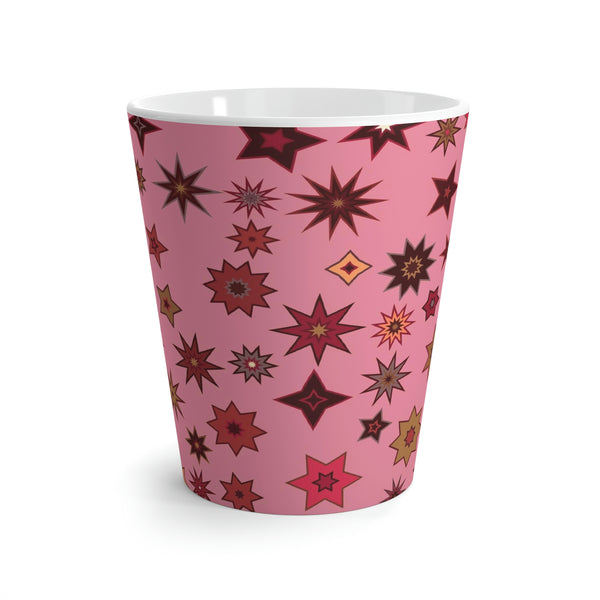 Parosol Pink Star Latte Mug 12oz