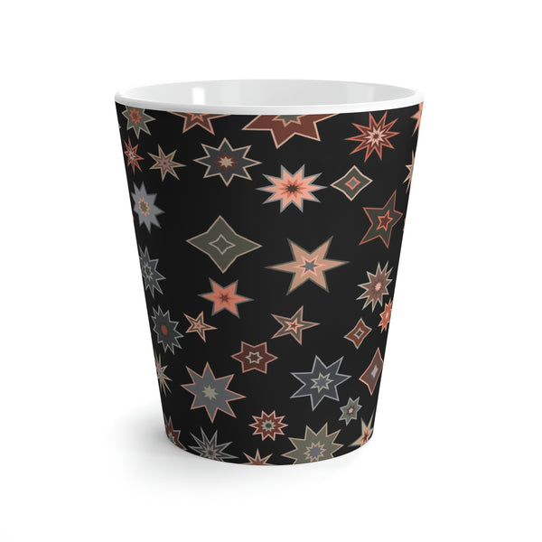 Black Terracotta Star Latte Mug 12oz